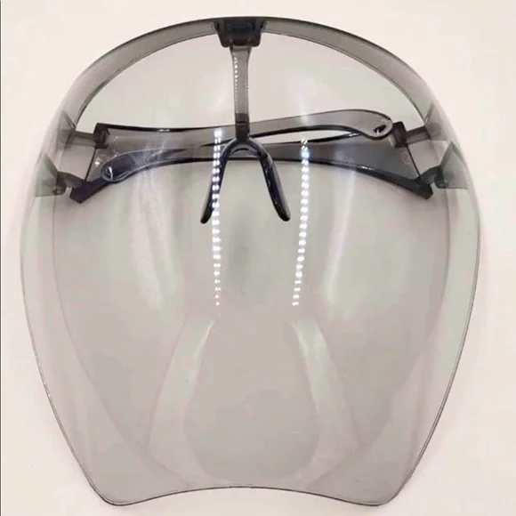 Transparent Colored Shield Face Mask - Picture 1 of 1